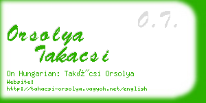 orsolya takacsi business card